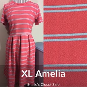 EUC LuLaRoe Amelia Dress